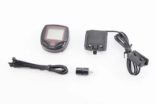 Велокомпьютер 15-функций, проводной, чёрный (без батареек) CBC-268А, FIX-210677