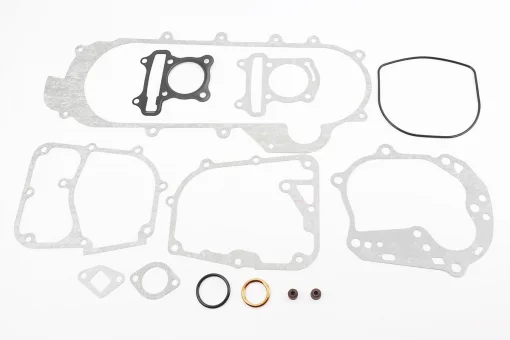 Прокладки двигателя 80cc-47мм, к-кт 13 деталей, длинный вариатор (металл), FIX-210699