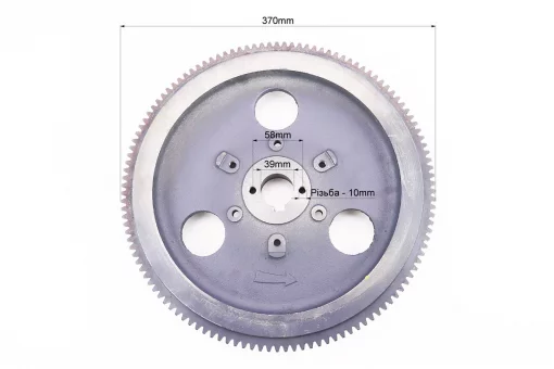 Маховик+венец Z-122 R175A/R180N, под стартер 11зубов Тип 1, FIX-603662