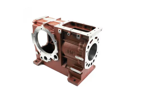 Блок двигателя, поршень 95mm, крышка правая 9отв., крышка левая 5отв., R195NM +гильза+шпильки 4шт, FIX-604391