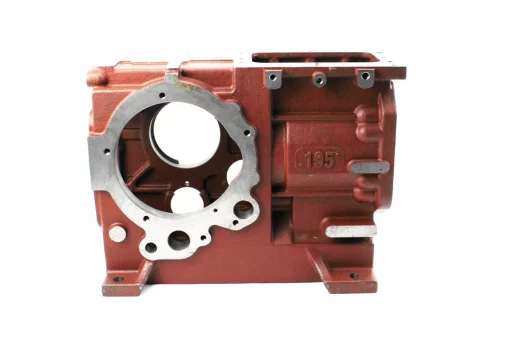 Блок двигателя, поршень 95mm, крышка правая 9отв., крышка левая 5отв., R195NM +гильза+шпильки 4шт, FIX-604391