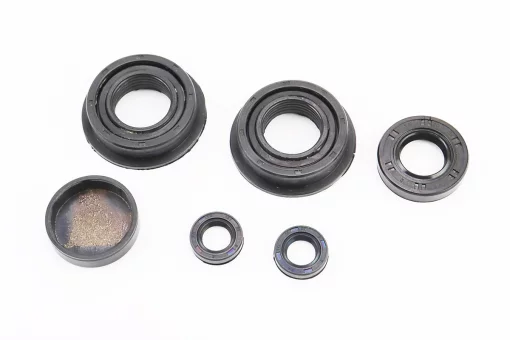 Сальники к-кт 5шт (13x22x5-2шт; 20x38x8; 25x47/54x13-2шт) редуктора +заглушка 38x10, FIX-606053