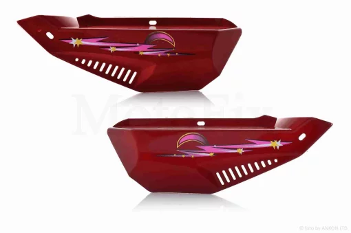 Пластик Delta бічна пара на бардачок, червоний "LIPAI", QT-008683