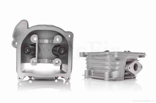 Головка цилиндра GY6 80 D47, d16/18-L64 голая +клапаны , QT-005104
