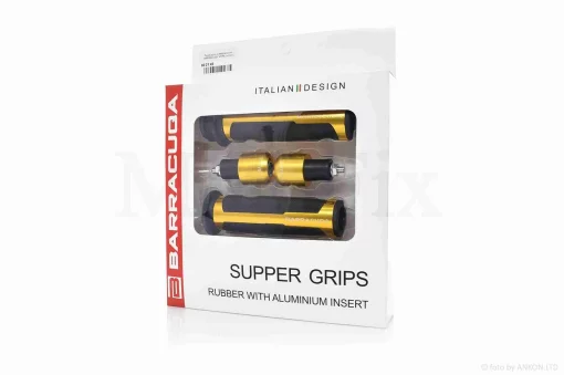 Гріпси (ручки керма) універсальні "BARRACUQA" #HP6 (золото), QT-022145