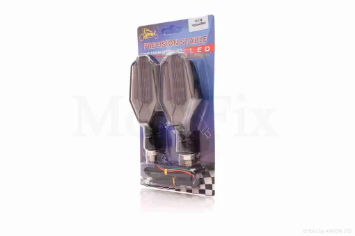 Повороты диодные пара #D-128 гибкая ножка, красный габарит, QT-011221