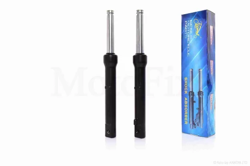 Амортизатори передні (пір'я) DIO барабан, гідравліка, 395mm, чорні "LIPAI", QT-026518