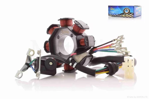 Генератор (статор) CG125/150 7+1 3 отверстия "LIPAI", QT-021637