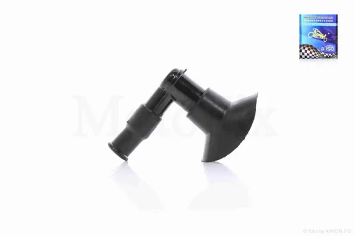 Свічник 2T скутери кут 90, зі спідницею "LIPAI" (чорний), QT-013600