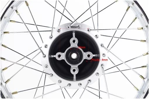 V200R Колесо заднє спицьоване 2,15-18" (дискове гальмо) (вісь 15мм), FIX-998645
