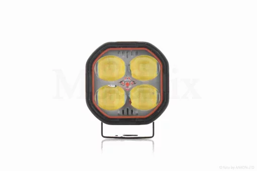 Фара додаткова діодна, квадратна,56*56mm, біле/жовте світло, стробоскоп #LPS-2178, QT-027183