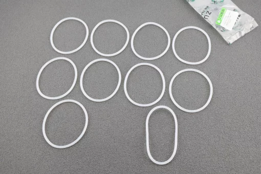 Кольцо (манжет) уплотнительное гильзы 80mm, белое R180NM, к-кт 10шт, FIX-210667