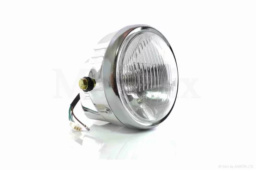 Фара Alpha у зборі кругла, хром, QT-004846