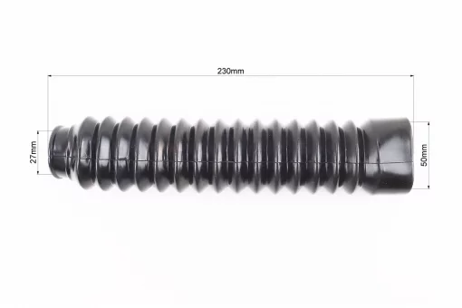 Гофра амортизатора переднего d=30/50; L=230mm к-кт 2шт, ЧЕРНЫЙ, FIX-356112