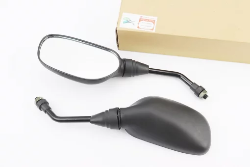 Зеркала к-кт YAMAHA- черные "капли LUX", м10, FIX-337487