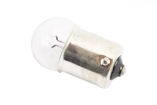 Лампа поворота (белая с цоколем) 12V/5W G18 BA15s, FIX-337678