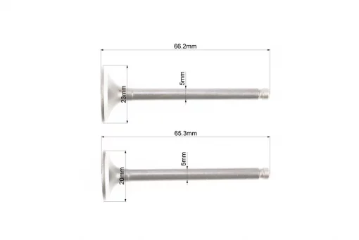 Клапан впускной, выпускной ПОЛНЫЙ к-кт 70-110-125cc, FIX-210886