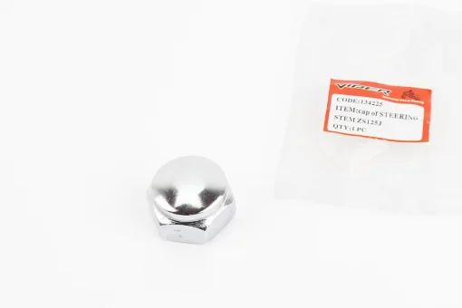 Гайка "хром" зажима траверсы руля, FIX-210903