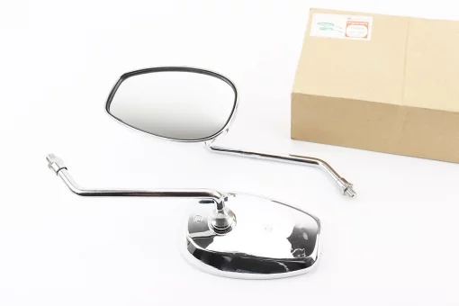 Зеркала к-кт "ОВАЛ" хром-пластик, м10 (ССС - знак качества), FIX-301126