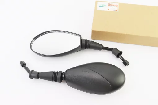 Зеркала к-кт "ОВАЛ" с черной вставкой, м8 (ССС - знак качества), FIX-354158