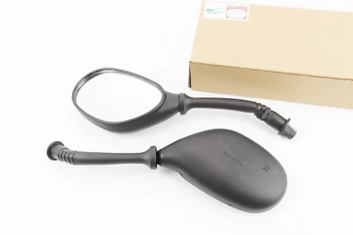 Зеркала к-кт DIO- черные "капли", м8 "длинная ножка в чехле резиновом" (ССС - знак качества), FIX-354287