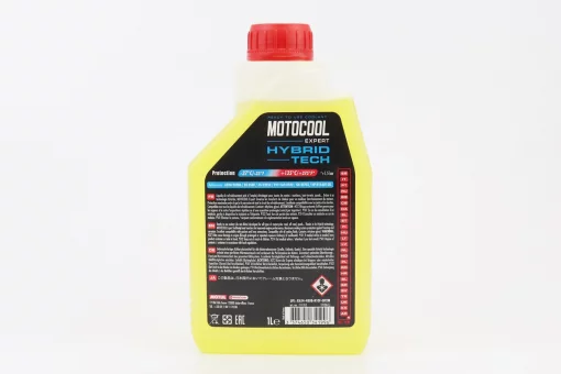 Жидкость охлаждающая -37&deg;C "АНТИФРИЗ Motocool Expert", желтая 1L, FIX-304178