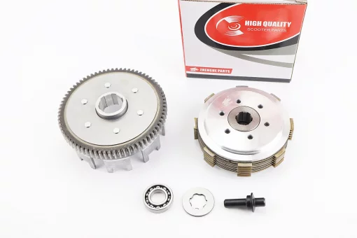 Зчеплення, маховик у зборі (6 болтів, маховик 73T) CB-150/200cc, тип 1, FIX-998534
