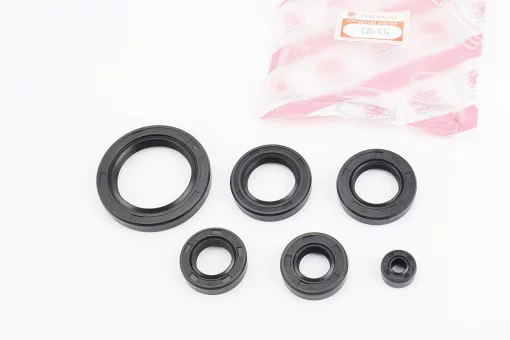 Сальники к-кт 6шт (6,5x14,5x7; 14x28x7; 16x28x7; 20x34x7; 22x35x7; 34x50x7) двигателя, CB/CG, FIX-998538