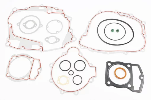 Прокладки двигателя CBВ-250cc 69,0мм, к-кт 16 деталей (металл, красная нить), FIX-998554