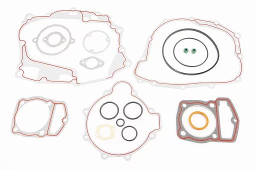 Прокладки двигателя CB-200cc 63,5мм, к-кт 18 деталей (красная нить), FIX-998556