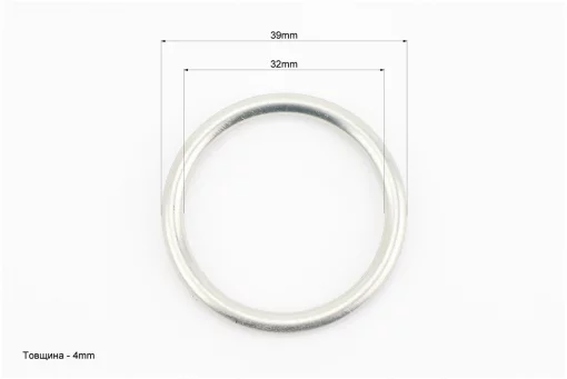 Прокладка глушителя 39*32мм из металла, FIX-998560