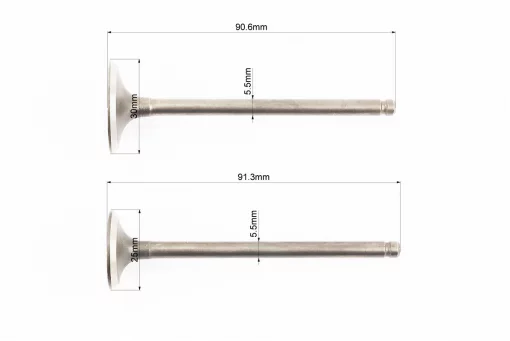 Клапанний рем. к-кт (пружини, сухарі, сальники, клапана) CB125cc, FIX-998577