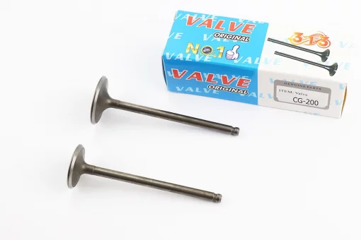Клапана выпускной (h-89,6; d-27), впускной (h-91,0; d-31,5) к-кт 2шт CB-150/200cc, FIX-998580