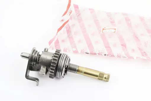 Вал кикстартера в сборе (шестерня, пружина) CB250, FIX-998600