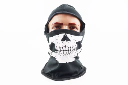 Подшлемник летний (балаклава) Чёрный с рисунком, FIX-998628