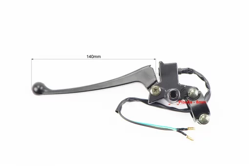 Важіль керма лівий з кріпленням під дзеркало (М8 права) GY6 50-100, тип 2, FIX-999166