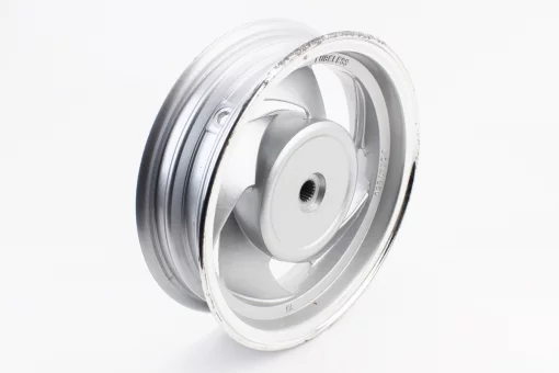 Диск задній литий MT2,50x10 Z19 для 4Т (бараб. гальм., d-110мм) "5 променів" сірий, тип 2, FIX-306077