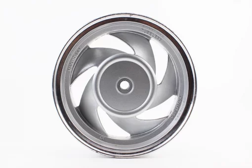 Диск задній литий MT2,50x10 Z19 для 4Т (бараб. гальм., d-110мм) "5 променів" сірий, тип 2, FIX-306077