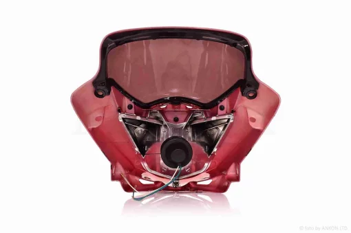 Обтічник з фарою HONDA CBF125 червоний, QT-016829