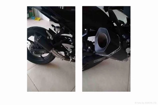 Глушитель прямоток #XX007, черный, QT-021448