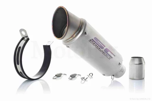 Глушник прямоток #XPT020, D51, сірий мат, QT-017984