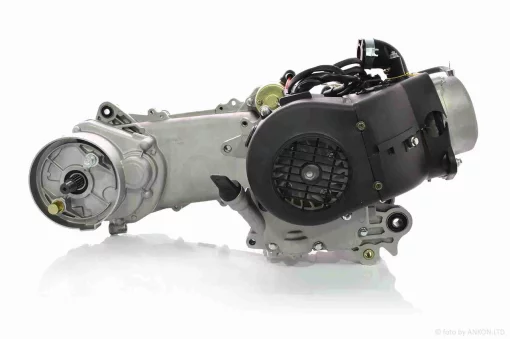 Двигун GY6 80cc 43cm, під один амортизатор, 110 колодка "LIPAI" (1P47QMD), QT-003876