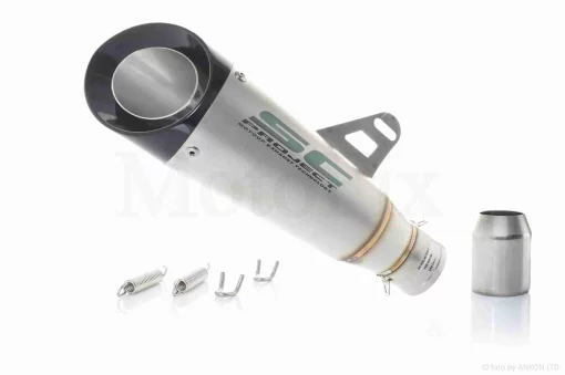 Глушник прямоток #S04-2, D51, сірий мат, QT-012576