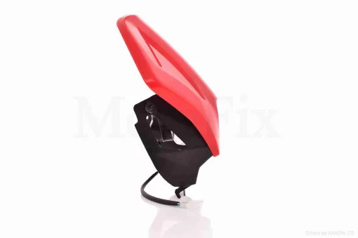 Обтічник з фарою GXT200 (GENESIS) червоний (35/35W), QT-016035