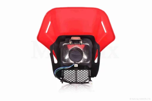 Обтічник з фарою GXT200 (GENESIS) червоний (35/35W), QT-016035