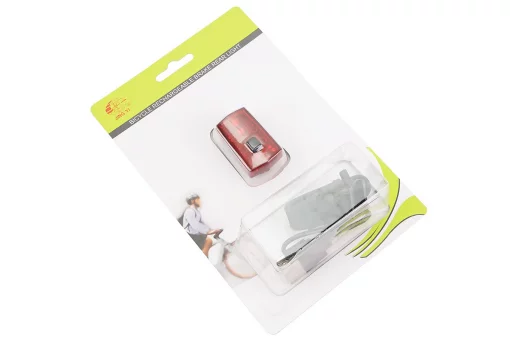 Ліхтар задній 1 діод, Li-ion 3.7V 300mAh зарядка від USB, вологозахисний, стоп сігналом JY-6115T, FIX-210981