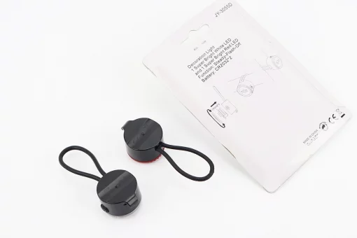 Фонарь передний 1 диод+задний 1 диод, силиконовые к-кт, JY-3055D (без батареек), FIX-210984