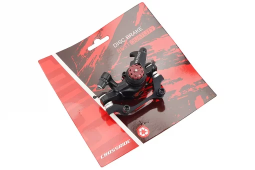 Гальмівний супорт задній (F180/R160мм), чорний DSC-730R, FIX-210996