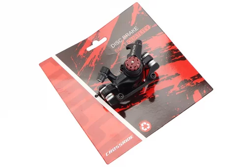 Гальмівний супорт передній (F160/R140мм), чорний DSC-730F, FIX-210997