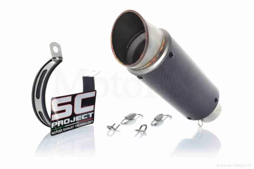 Глушник прямоток #XPT046, D60, карбон (Carbon fiber), QT-010963